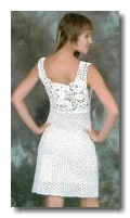 Белое платье с цветочным верхом