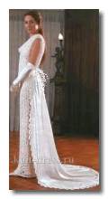 Платье свадебное со шлейфом