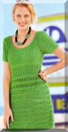 Зеленое мини платье с резинкой по талии